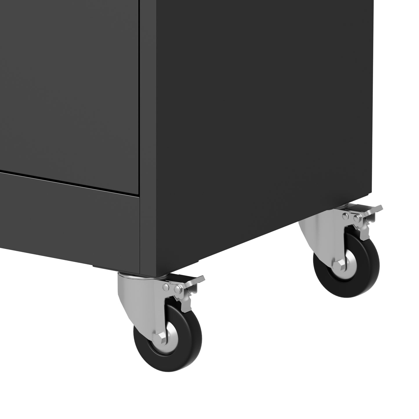 VIYET 71" Metal Garage Storage Cabinet with Drawers, Locking Doors, Pegboard, Wheels & Adjustable Shelves for Workshop Utility Room