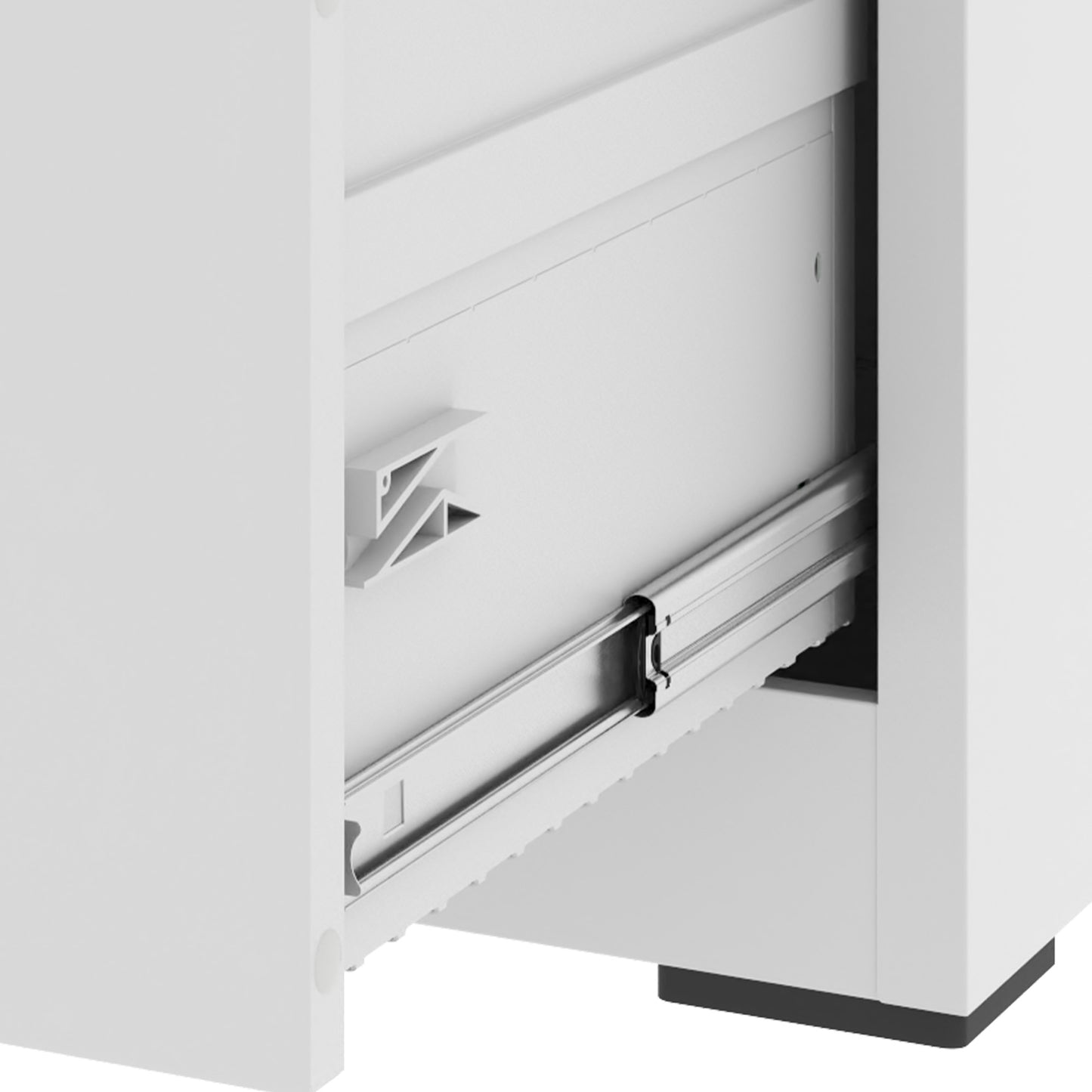 VIYET Locking 2 Drawer Lateral File Cabinet, Steel Filing Cabinet for Home Office, Fits Letter, Legal & A4 Files