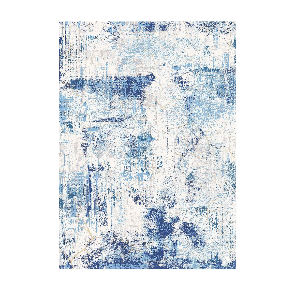 Area Rug, 5 x 7 ft Large Washable Rug, Non-Slip and Tear-Resistant Soft Carpet, Pet & Child Friendly Modern Area Rugs, I