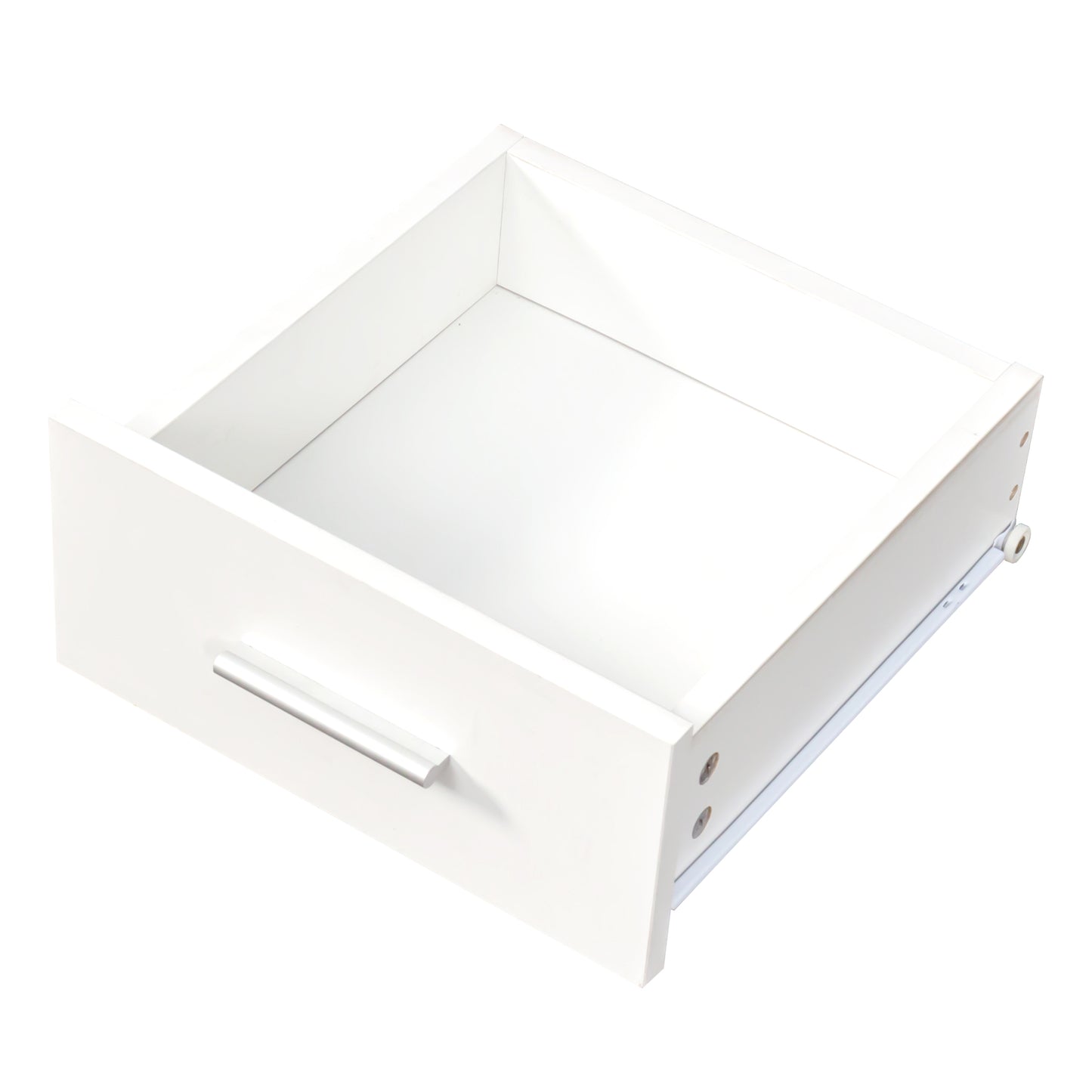 VIYET 71" Tall Narrow Storage Cabinet - White Particle Board+MDF, 2 Doors, 2 Drawers, Adjustable Shelves, Kitchen Use
