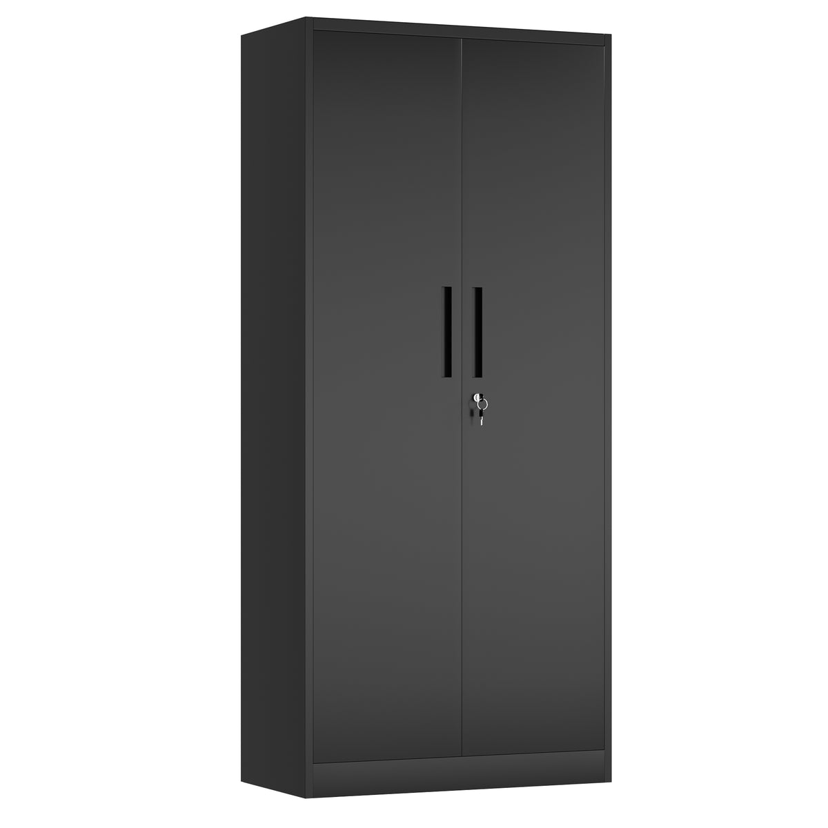 VIYET 71" Metal Storage Cabinet, Lockable Steel Utility Cabinet with 4 Adjustable Shelves, 180 Lbs per Shelf, Double Doors for Office & Pantry