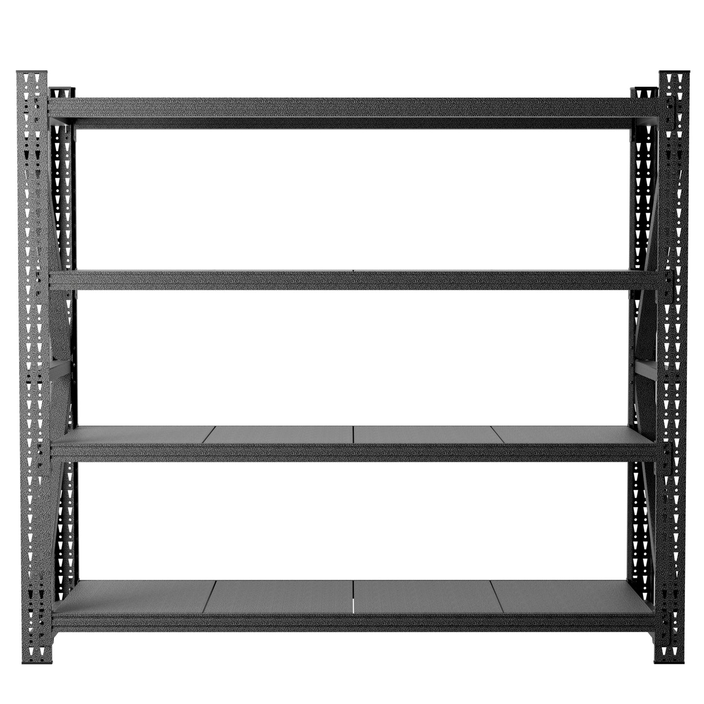 VIYET 79" Heavy Duty Garage Shelving Unit, 6000 lb Adjustable Metal Storage Rack, 75" Tall Industrial Steel Shelves for Garage & Warehouse