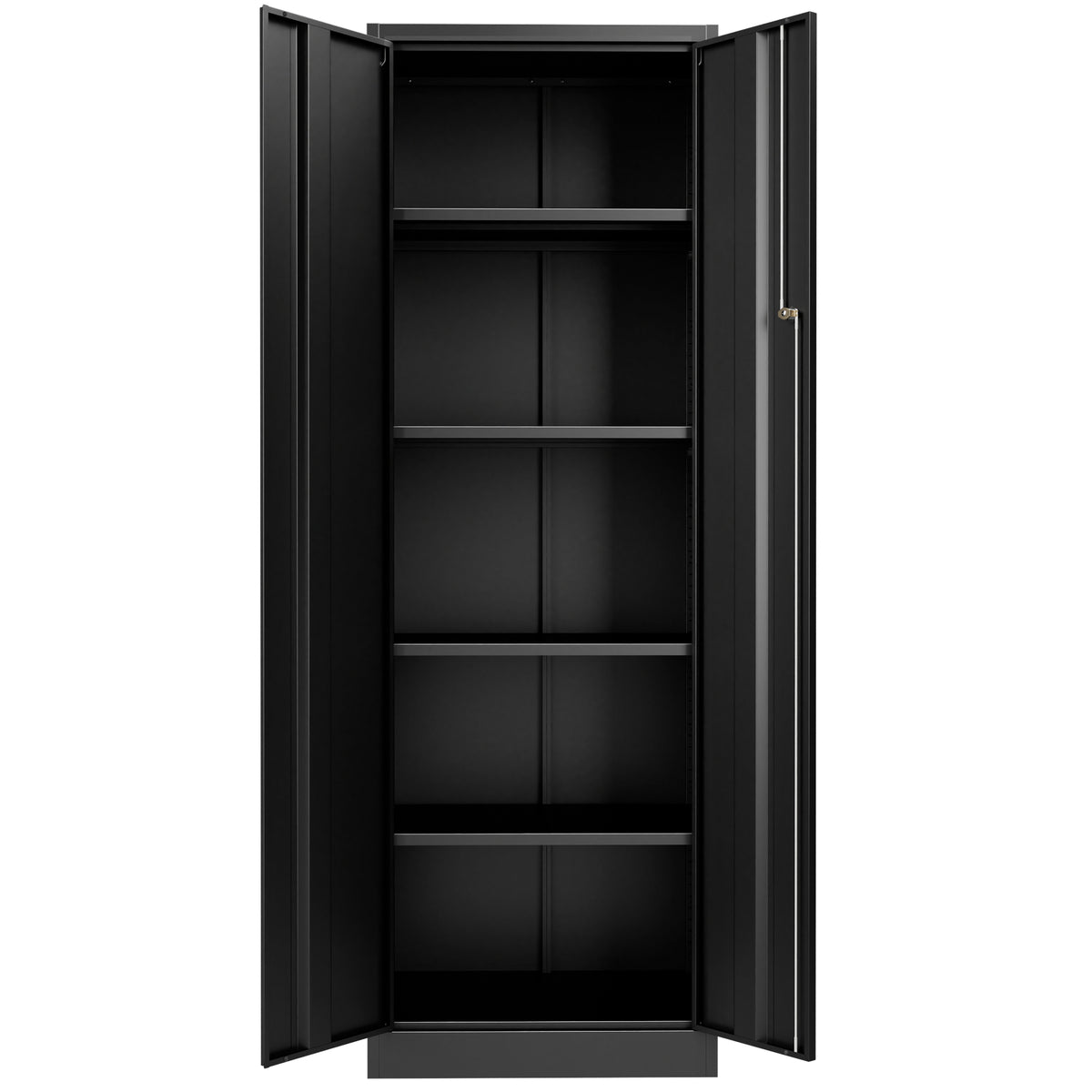 VIYET 71" Metal Storage Cabinet with Keypad Lock, Adjustable Shelves, 150 lbs Capacity per Shelf, Garage Utility Locker for Home & Office