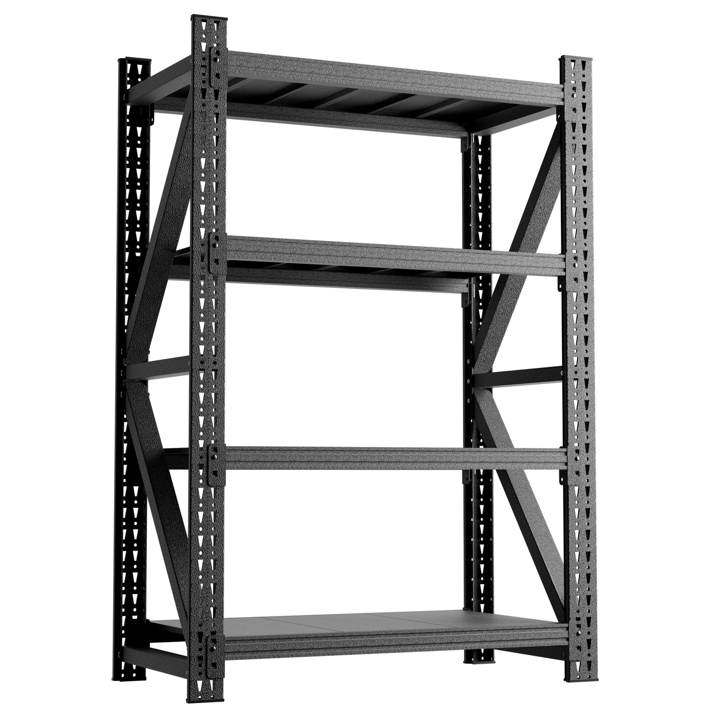 VIYET Heavy Duty Garage Shelving Unit, 69" H x 47" W Metal Storage Rack, 4000 lb Capacity Adjustable Steel Shelves for Garage, Warehouse