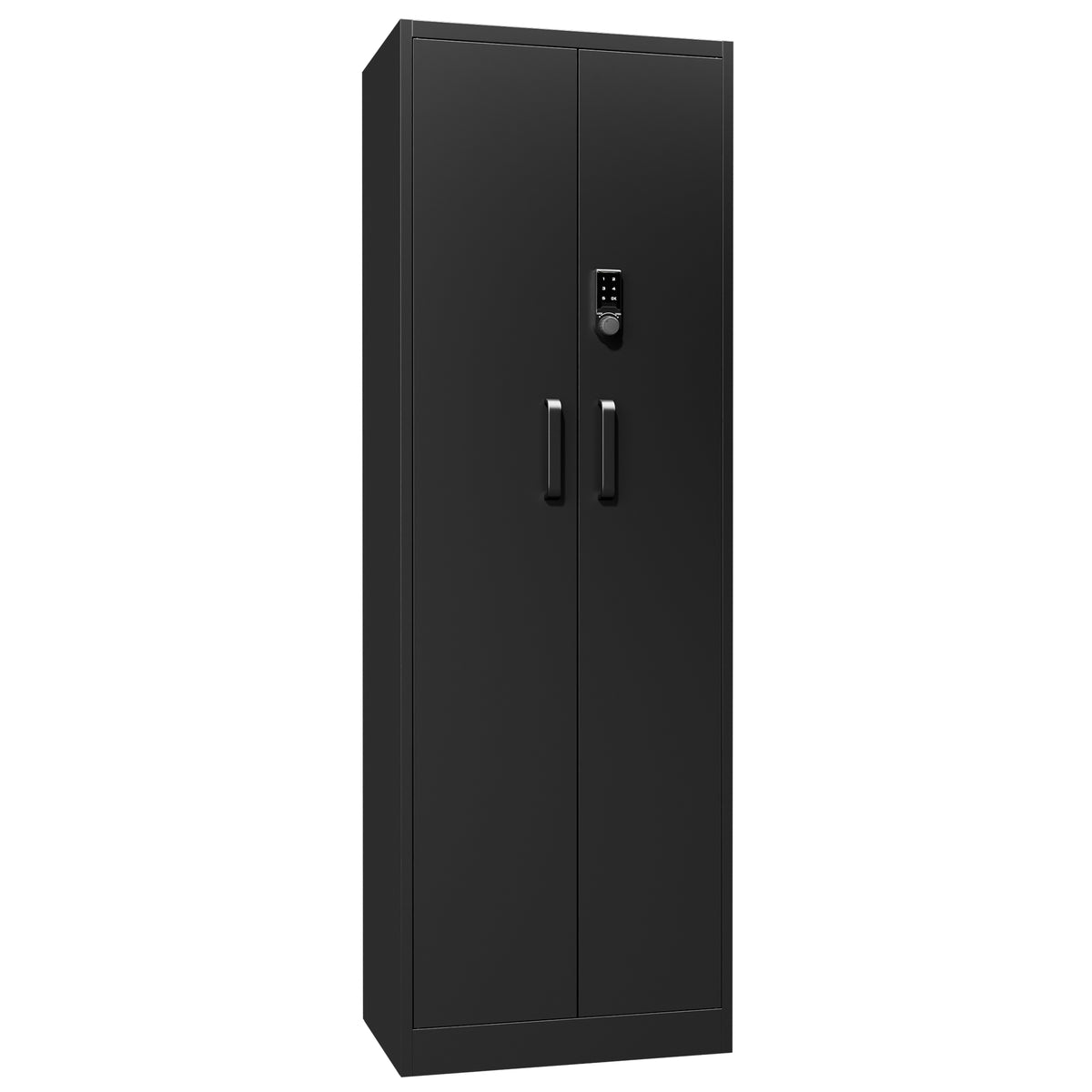VIYET 71" Metal Storage Cabinet with Keypad Lock, Adjustable Shelves, 150 lbs Capacity per Shelf, Garage Utility Locker for Home & Office
