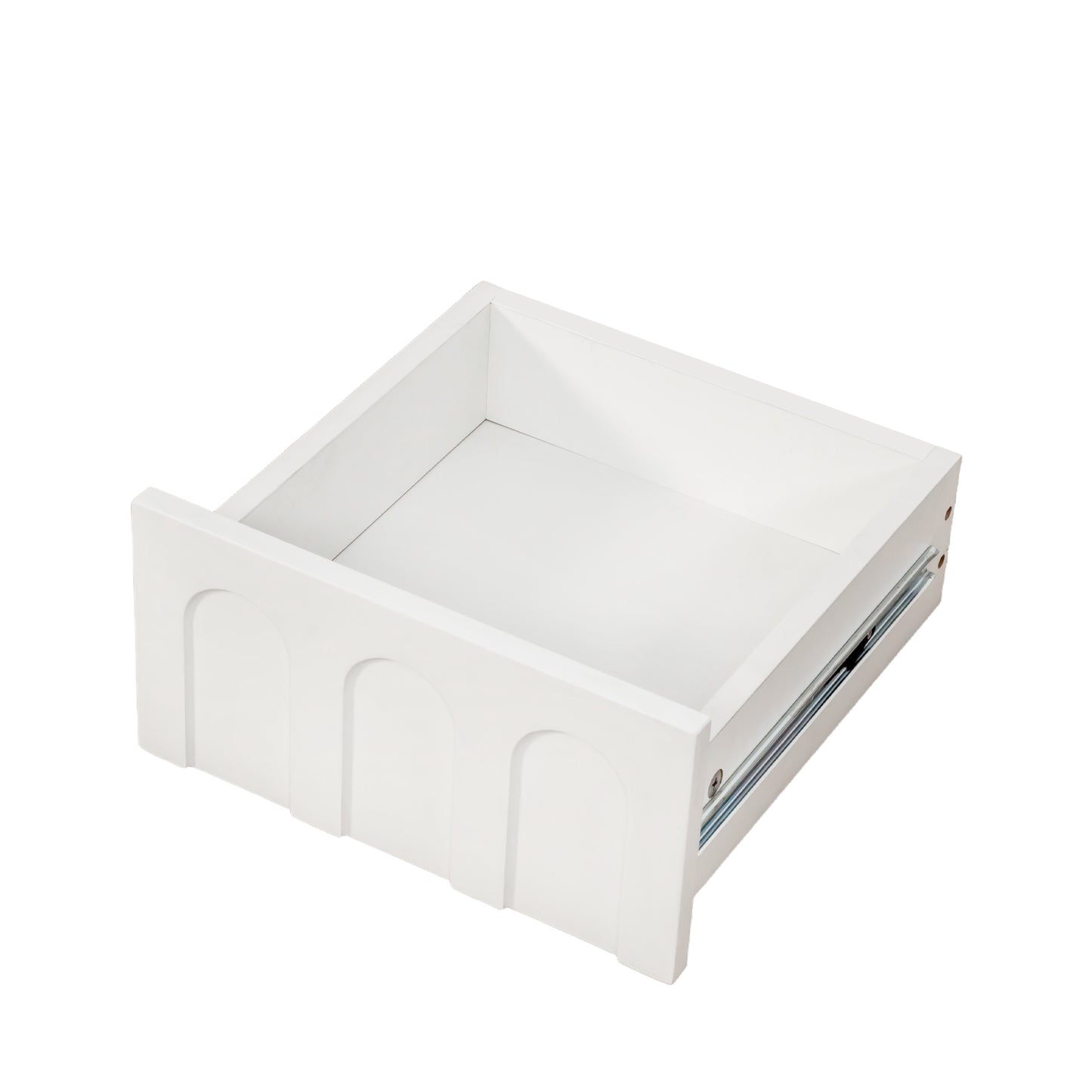 VIYET 71" Tall Narrow Storage Cabinet - White Particle Board+MDF, 1 Door & 2 Drawers, Kitchen Use