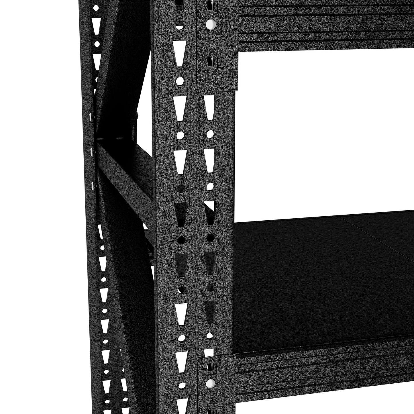 VIYET Heavy Duty Garage Shelving Unit, 69" H x 47" W Metal Storage Rack, 4000 lb Capacity Adjustable Steel Shelves for Garage, Warehouse