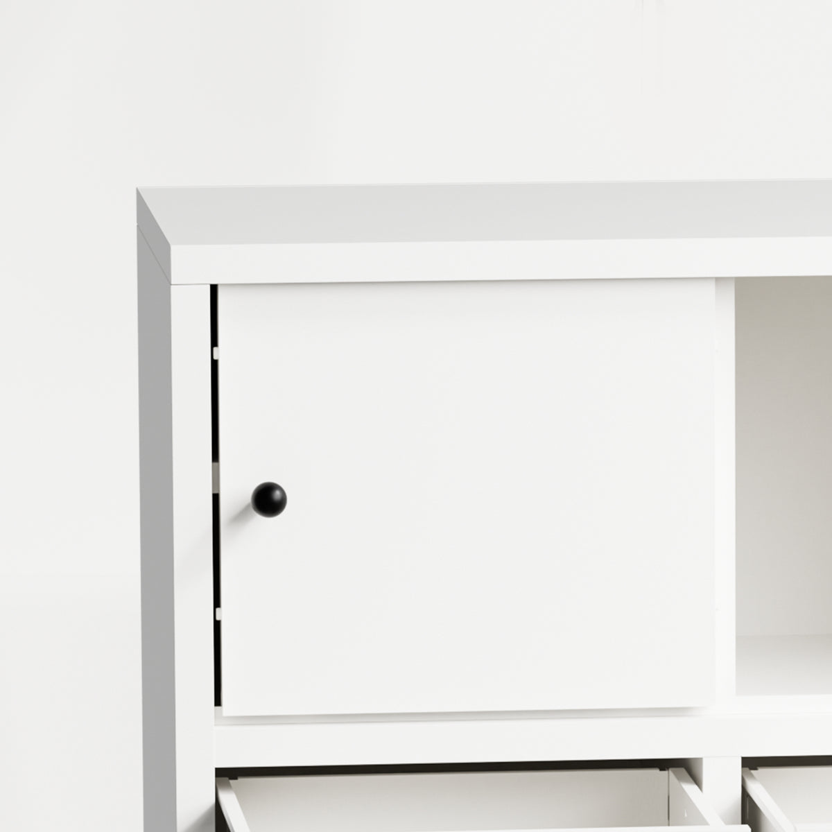 VIYET 28" White Metal 2-Drawer Lateral File Cabinet with Lock and Wheels, Rolling Office Storage for Letter, Legal & A4 Files