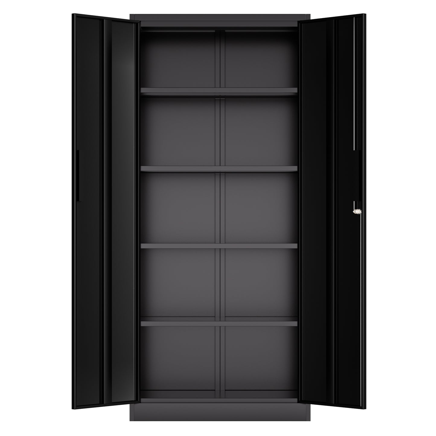 VIYET 71"H Metal Storage Cabinet with Locking Doors & 4 Adjustable Shelves, Heavy-Duty Steel Garage and Office Storage Cabinet