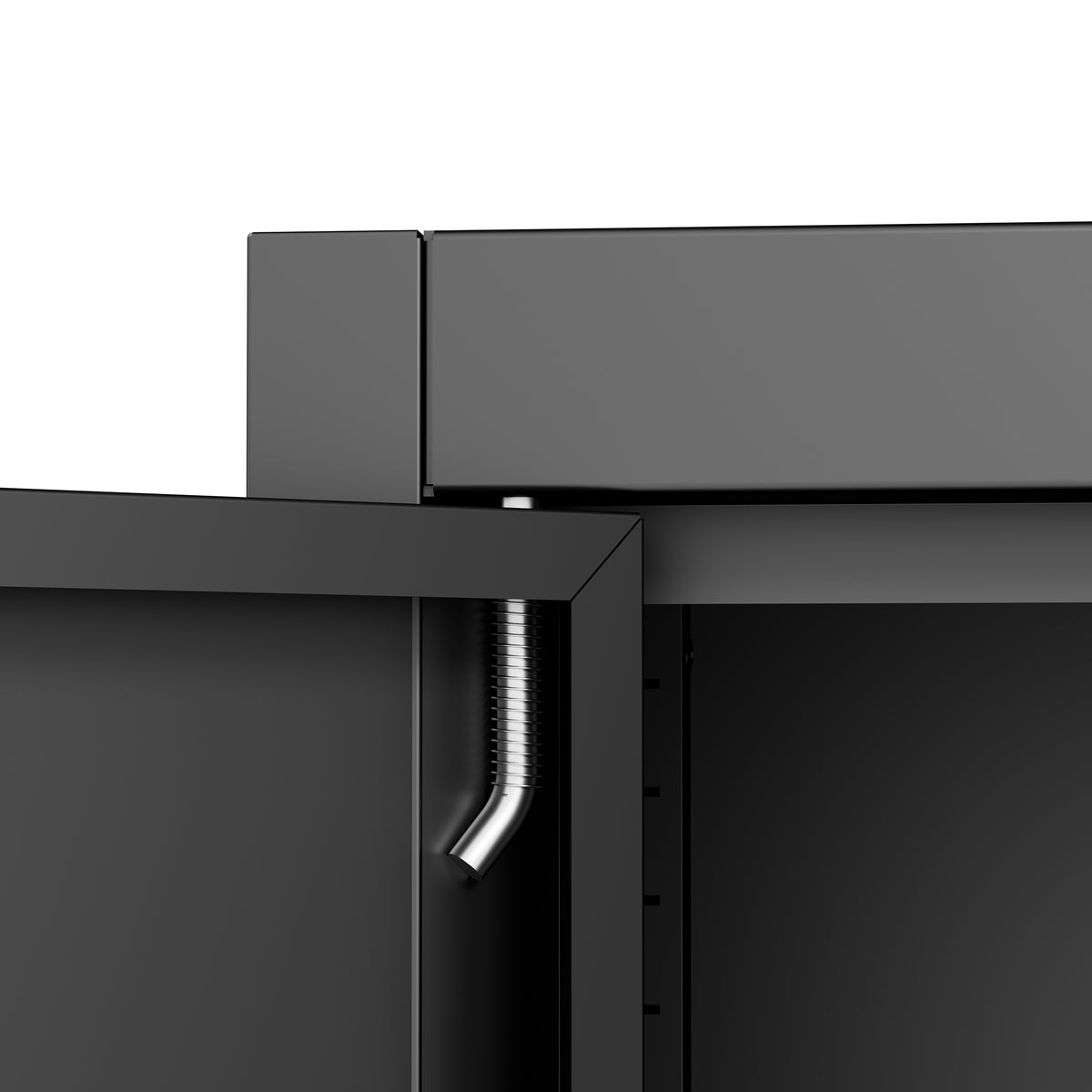 VIYET 71" Metal Storage Cabinet, Lockable Steel Utility Cabinet with 4 Adjustable Shelves, 180 Lbs per Shelf, Double Doors for Office & Pantry