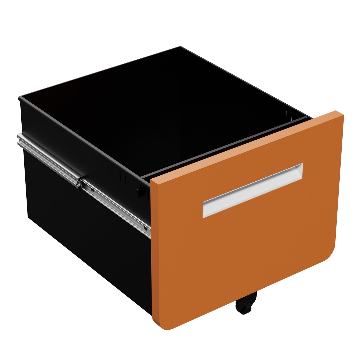 VIYET 3 Drawer Mobile File Cabinet, Rolling Metal Filing Cabinet with Lock, Steel Office Storage Cabinet on Wheels for Letter Legal Files, Home Office Organizer