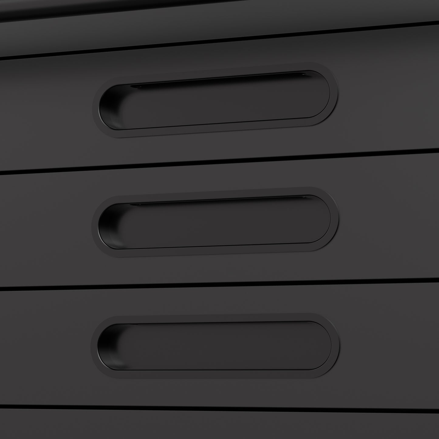 VIYET 34" Heavy-Duty Rolling Metal Tool Cabinet - 3-Drawer Garage Storage Organizer with Lockable Wheels, Black