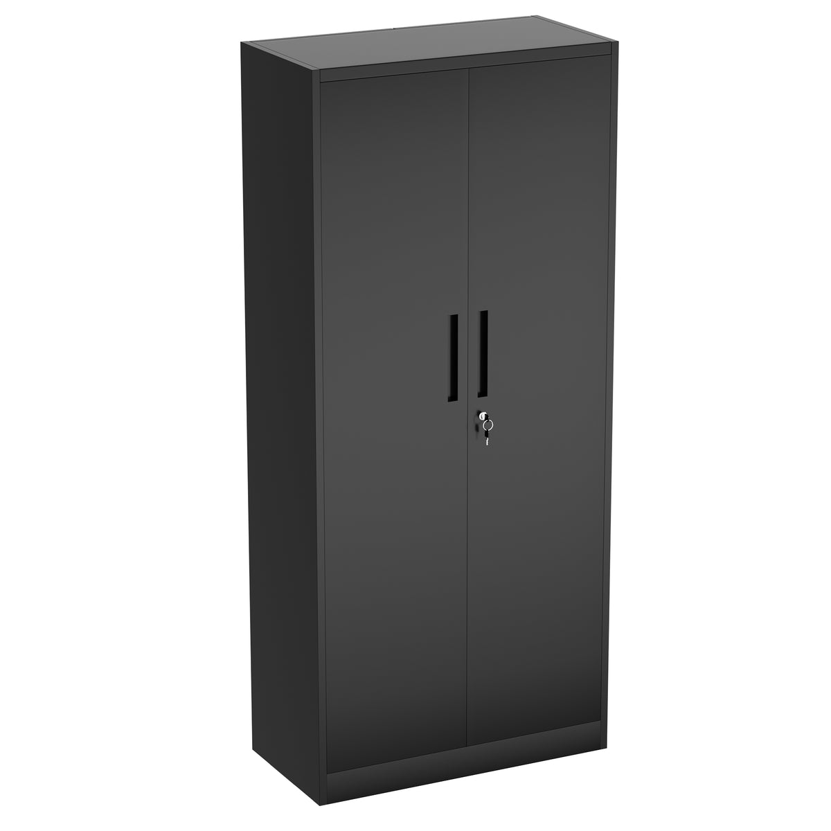 VIYET 71" Metal Storage Cabinet, Lockable Steel Utility Cabinet with 4 Adjustable Shelves, 180 Lbs per Shelf, Double Doors for Office & Pantry