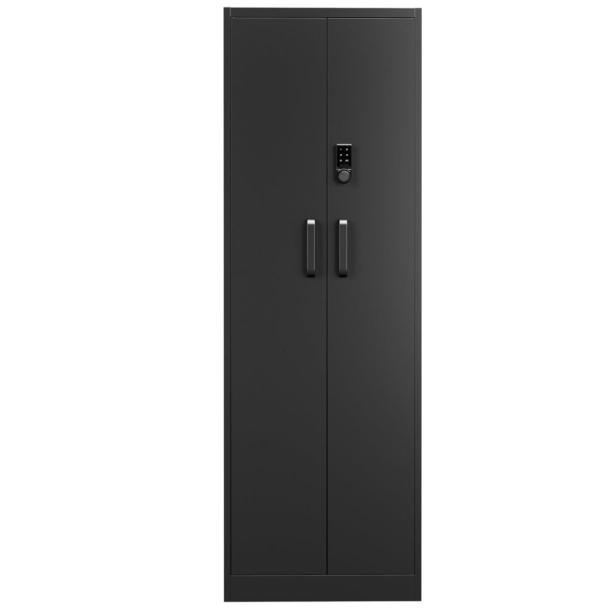 VIYET 71" Metal Storage Cabinet with Keypad Lock, Adjustable Shelves, 150 lbs Capacity per Shelf, Garage Utility Locker for Home & Office