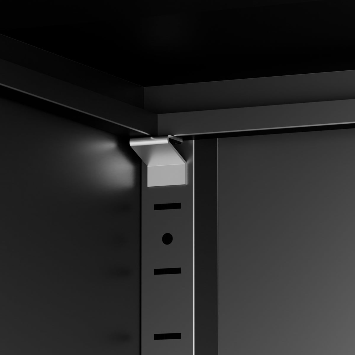 VIYET 72" Metal Storage Cabinet with Keypad Lock, Double Door Steel Garage Cabinet, 4 Adjustable Shelves, 150 lbs per Shelf