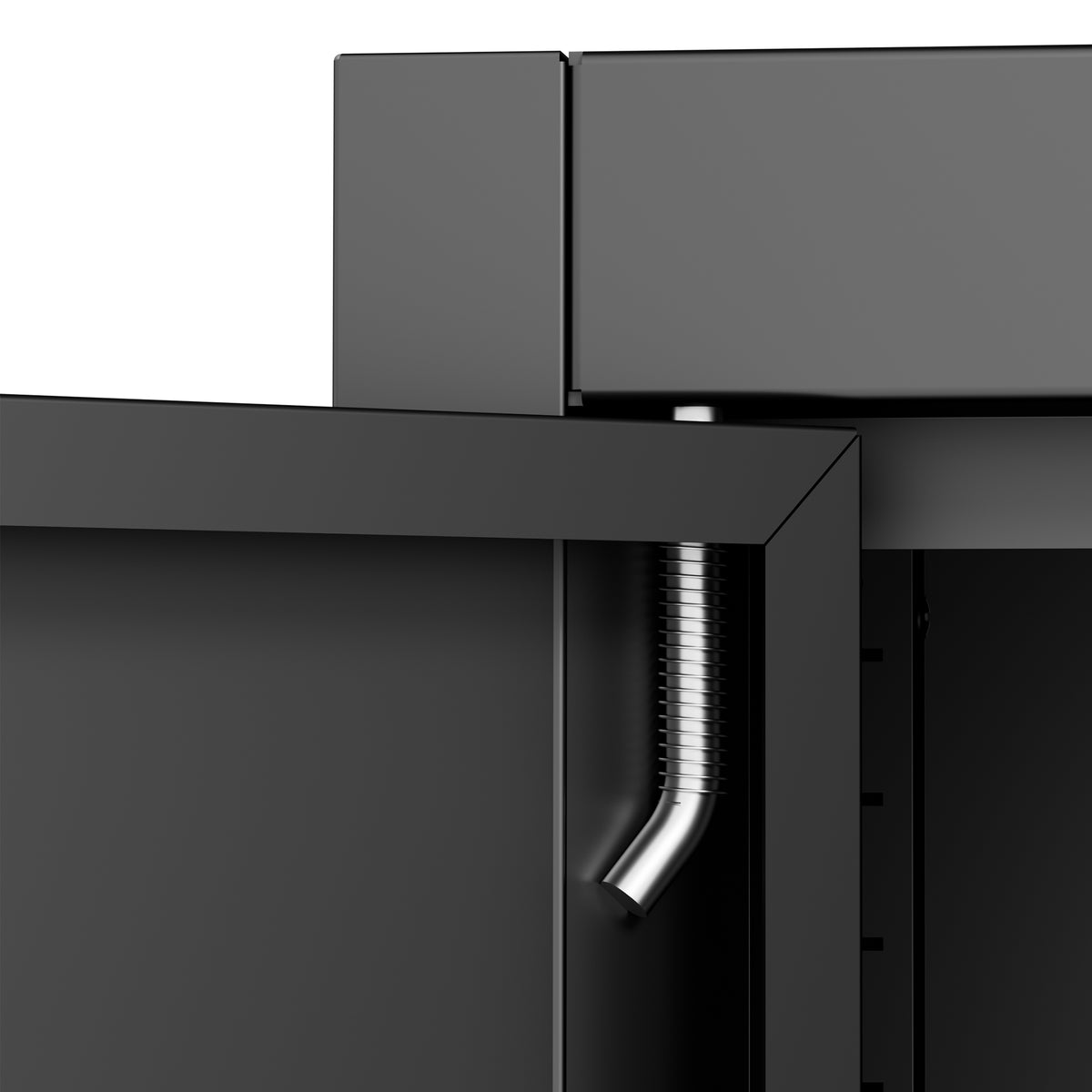 VIYET 72" Metal Storage Cabinet with Keypad Lock, Double Door Steel Garage Cabinet, 4 Adjustable Shelves, 150 lbs per Shelf