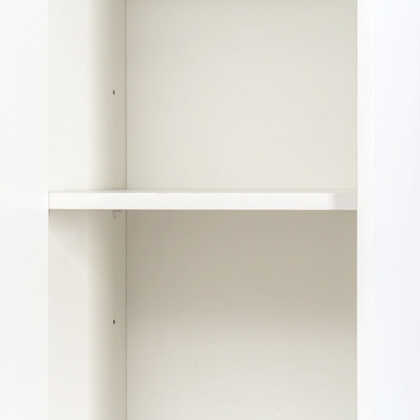 VIYET 71" Tall Narrow Storage Cabinet - White Particle Board+MDF, 2 Doors, 2 Drawers, Adjustable Shelves, Kitchen Use
