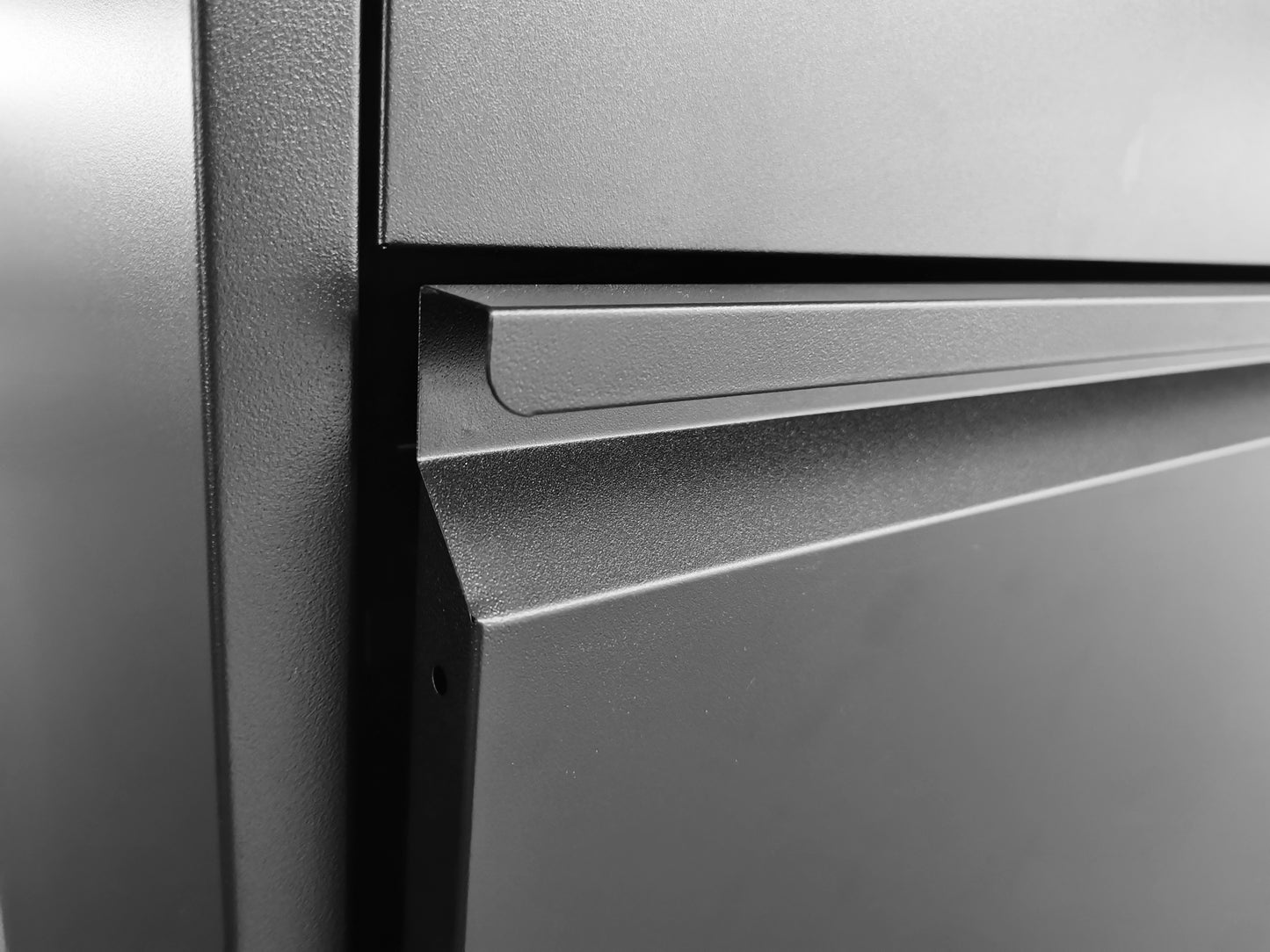 VIYET 2-Drawer Lateral File Cabinet with Lock - Heavy-Duty Steel Filing Cabinet for Home Office, 110lbs/Drawer, Silent Full-Extension Slides, Fits Letter/Legal/A4/F4 (Black)