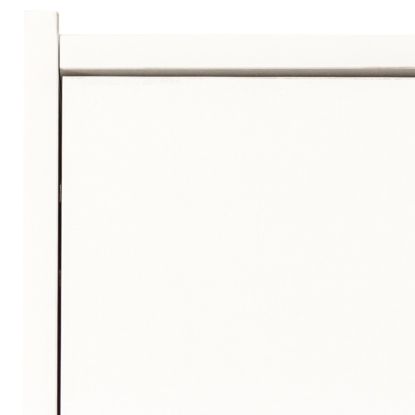 VIYET 71" Tall Narrow Storage Cabinet - White Particle Board+MDF, 2 Doors, 2 Drawers, Adjustable Shelves, Kitchen Use
