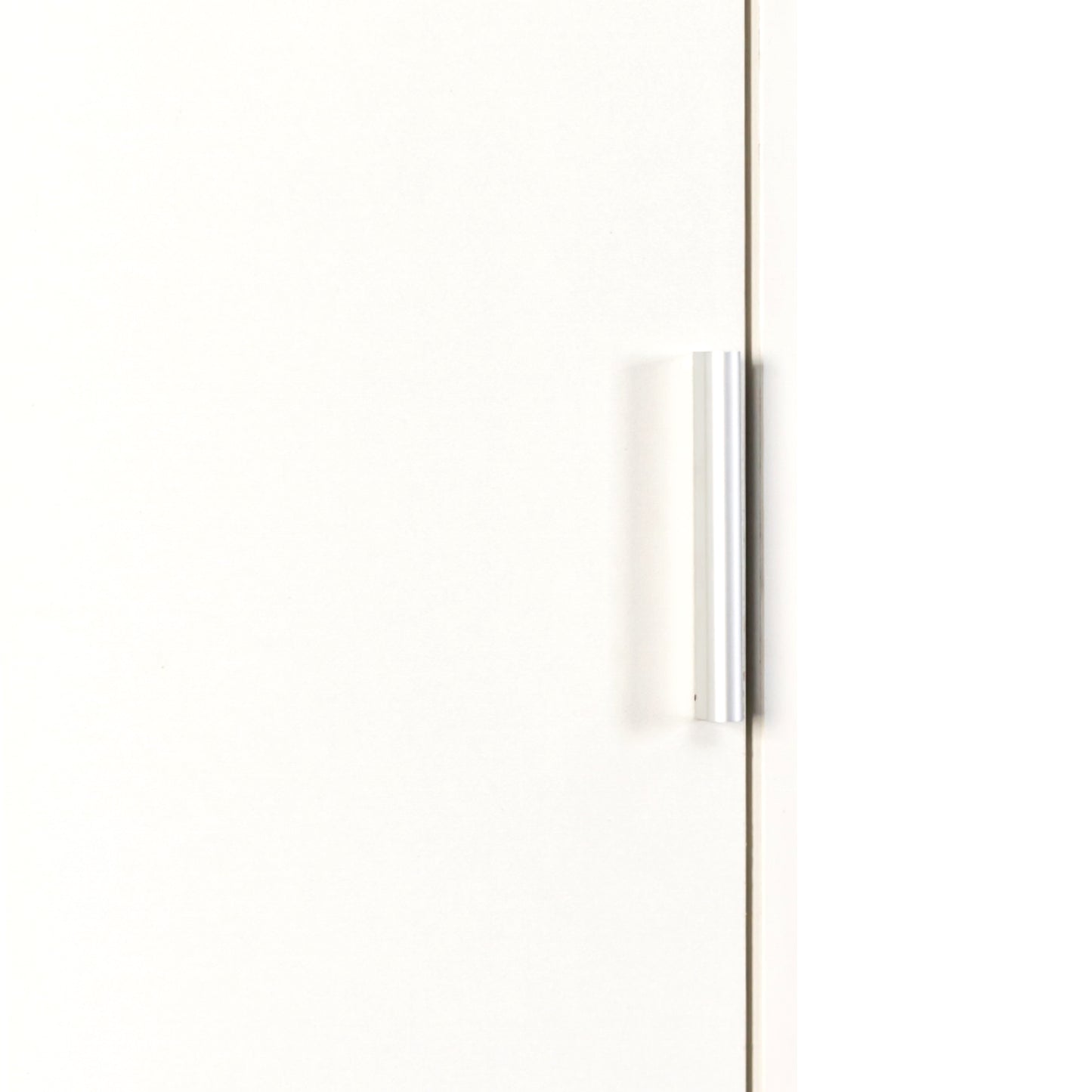 VIYET 71" Tall Narrow Storage Cabinet - White Particle Board+MDF, 2 Doors, 2 Drawers, Adjustable Shelves, Kitchen Use