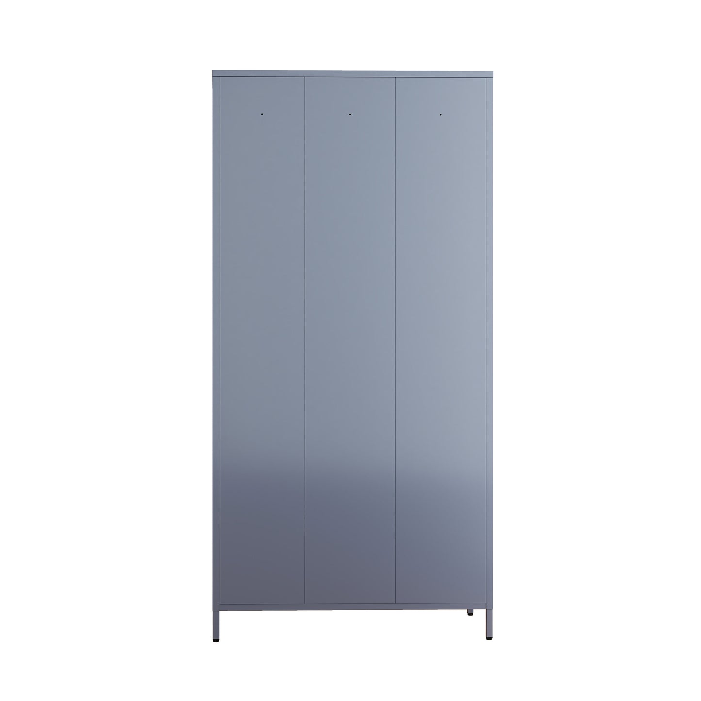 VIYET 72" Metal Storage Locker, 9 Door Lockable Employee Locker Cabinet, Freestanding Steel Locker for School, Office, Gym & Garage, Gray
