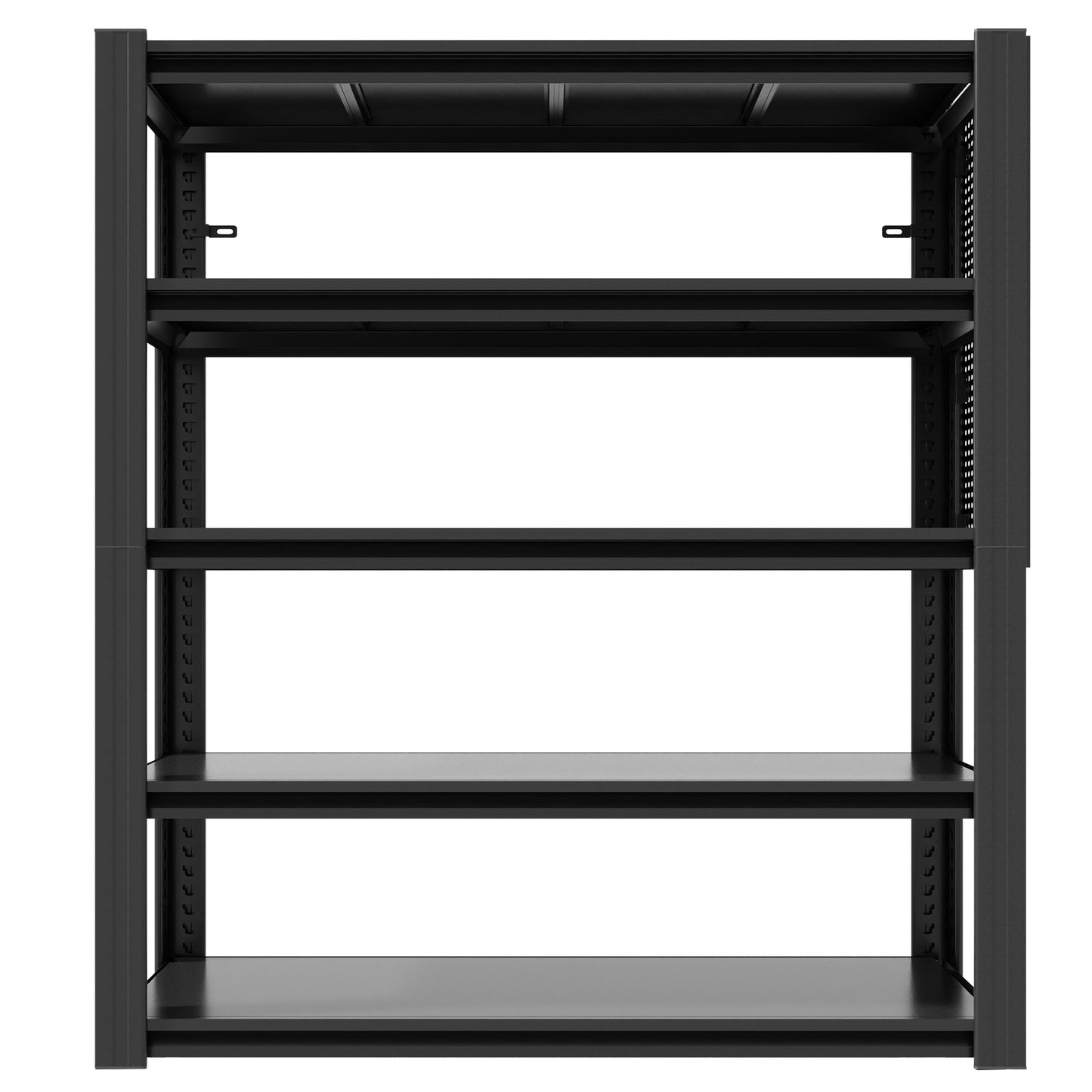 VIYET 72"H 5-Tier Adjustable Metal Shelving with Pegboard, 2000LBS Heavy-Duty Storage Rack for Garage Kitchen Office