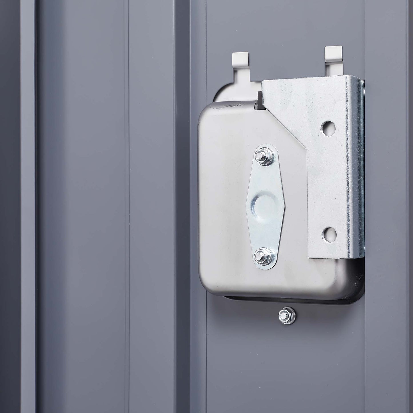 VIYET 72"H 6-Door Metal Locker Cabinet, Gray Steel Storage w/ Independent Locks (for Employee/Gym/Office/School)