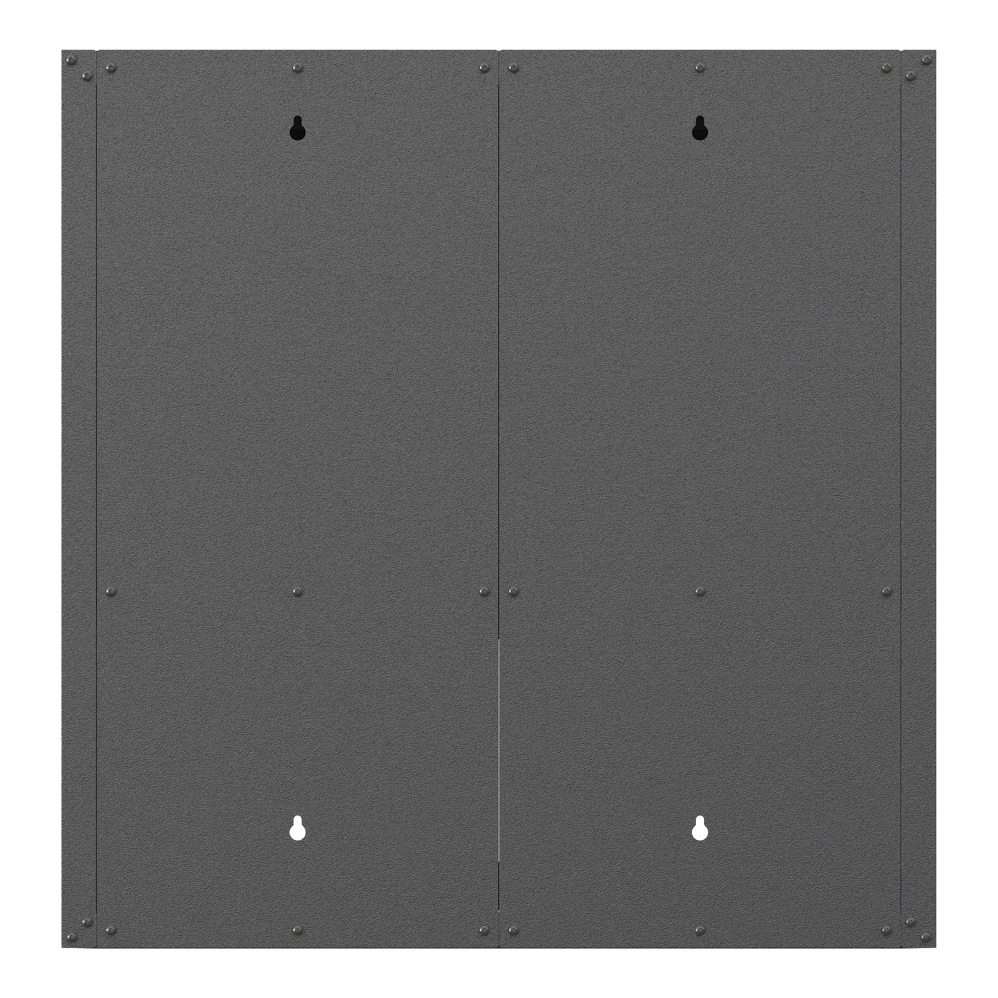 VIYET 30"H Wall-Mounted Metal Storage Cabinet - Locking Doors + Open Drawer + Shelf, Cold-Rolled Steel, Rust-Resistant Powder Coating, Modern Black+Gray for Garage/Office/Warehouse/Home/School