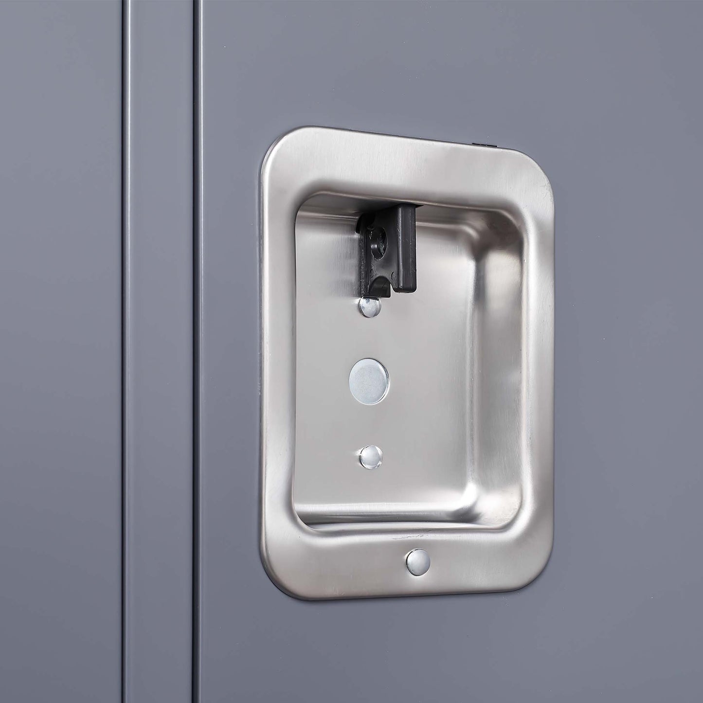 VIYET 72"H 6-Door Metal Locker Cabinet, Gray Steel Storage w/ Independent Locks (for Employee/Gym/Office/School)
