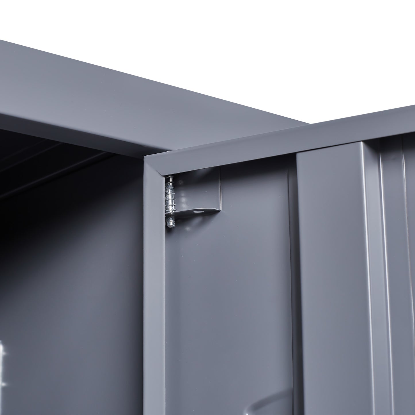 VIYET 72" Metal Storage Locker, 9 Door Lockable Employee Locker Cabinet, Freestanding Steel Locker for School, Office, Gym & Garage, Gray