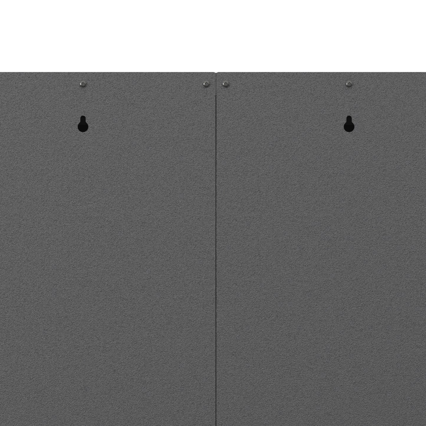 VIYET 30"H Wall-Mounted Metal Storage Cabinet - Locking Doors + Open Drawer + Shelf, Cold-Rolled Steel, Rust-Resistant Powder Coating, Modern Black+Gray for Garage/Office/Warehouse/Home/School