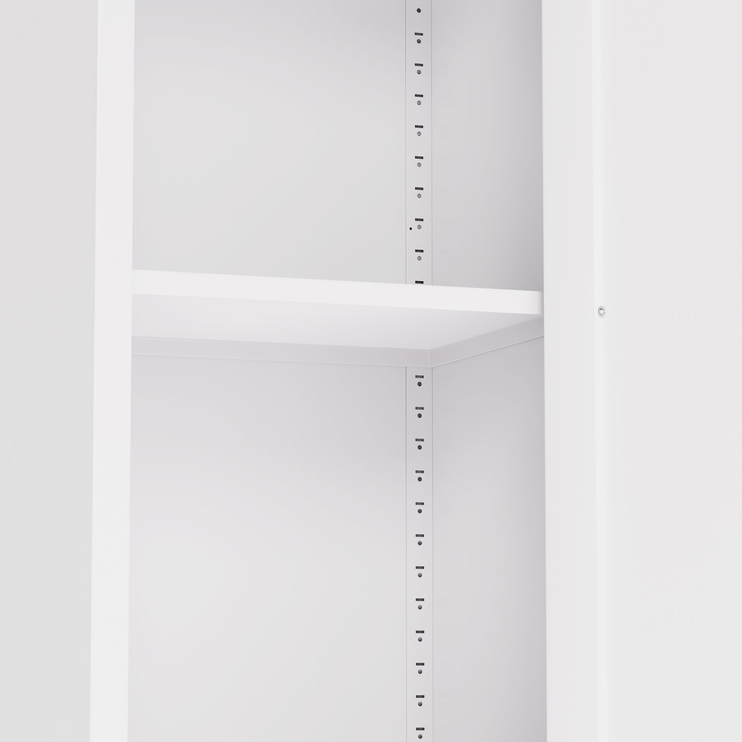 VIYET 71" Tall Bathroom Storage Cabinet, Narrow Metal Linen Cabinet with 2 Doors, Adjustable Shelves, Freestanding Storage Organizer