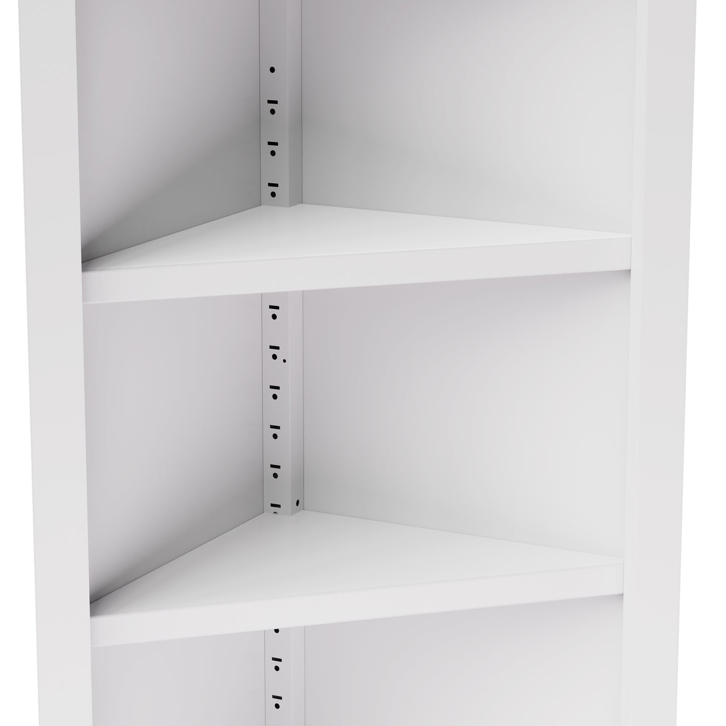 VIYET 71" Tall Corner Storage Cabinet, 5-Tier Metal Corner Cabinet with Adjustable Shelves, Freestanding Space-Saving Organizer