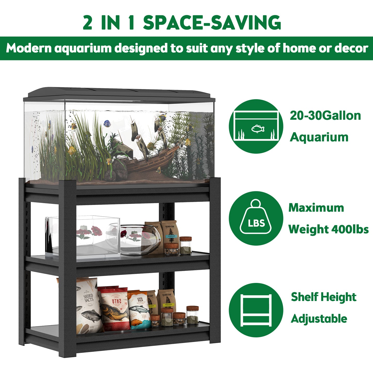 VIYET 35"H Potting Table - Solid Fir Wood Workbench with Metal Tabletop & Hooks,Adjustable Feet, Outdoor/Indoor Workstation for Garden/Garage/Workshop