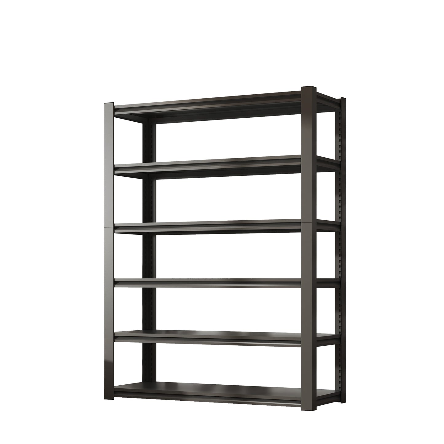 VIYET 82" Heavy Duty 6 Tier Metal Storage Shelves 2400LBS Industrial Garage Shelving Unit Adjustable Steel Storage Rack