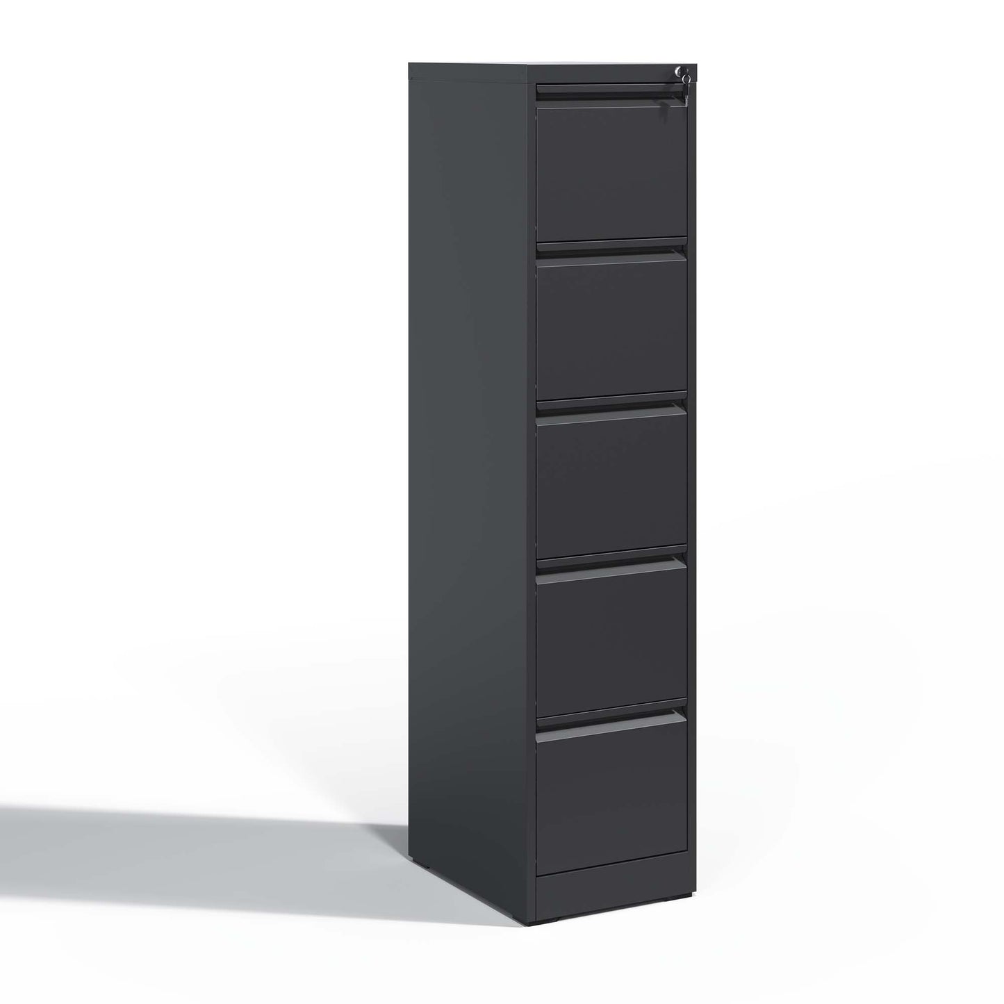 VIYET 64" 5-Drawer Metal Vertical File Cabinet with Lock, Tall Filing Cabinet for Home Office, Fits Letter, Legal & A4 Files