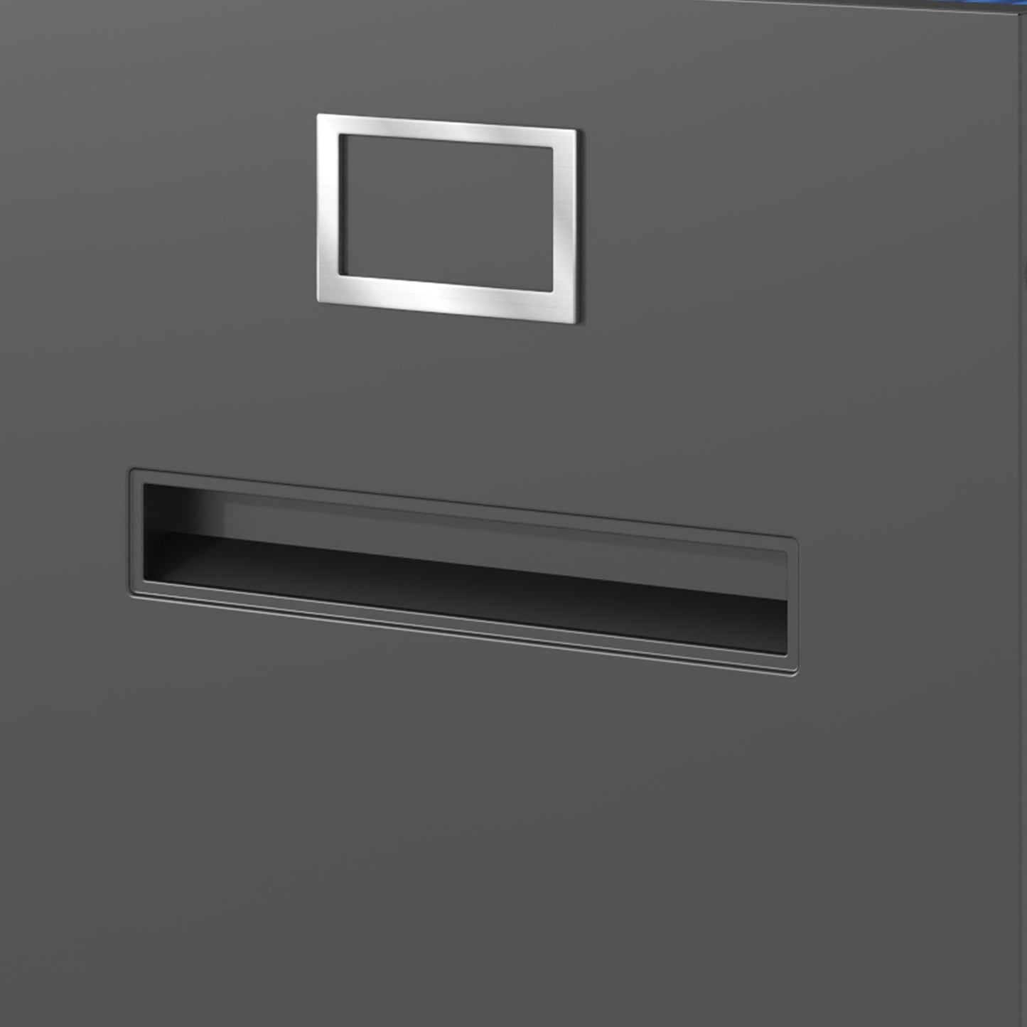VIYET 40"H 3-Drawer Narrow Metal Vertical File Cabinet with Lock, Fits A4/Letter/Legal, Home Office Filing Steel Cabinet