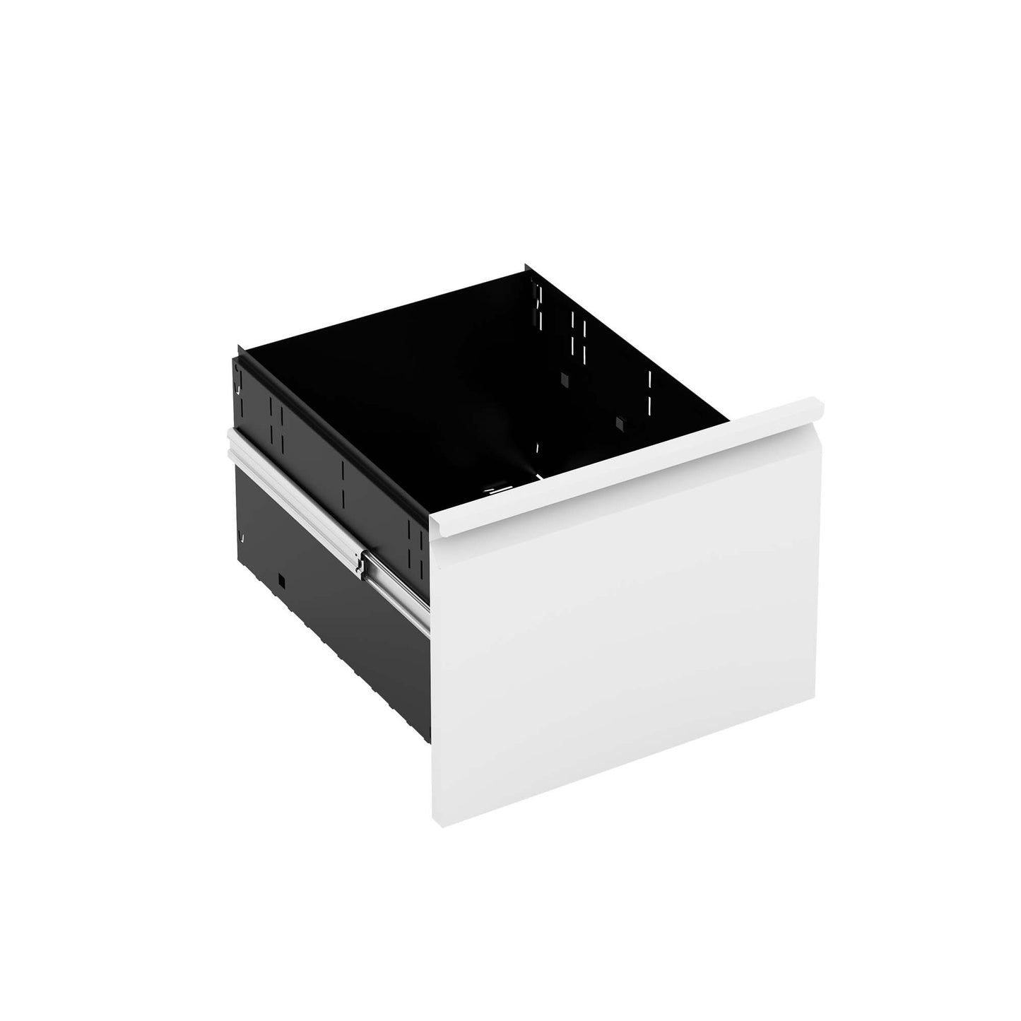 VIYET 3-Drawer Mobile File Cabinet with Lock, Rolling Metal Filing Cabinet for Home Office, Fits Letter, Legal & A4 Files, White