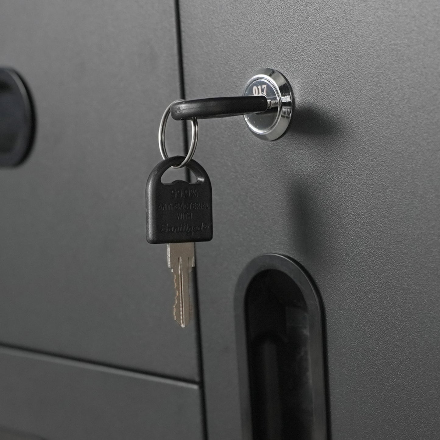 VIYET 35"H Heavy-Duty Steel Tool Cabinet with Wheels - Categorized Drawers + Lockable Storage (Adjustable Shelf), 360° Lockable Casters, Black+Gray for Garage/Home/Office/Workshop