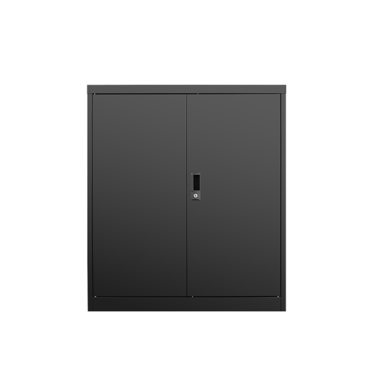 VIYET 36"H Storage Locker File Organizer, Steel Cabinet w/ Door Locks & 2 Adjustable Shelves, Multi-Scene Use