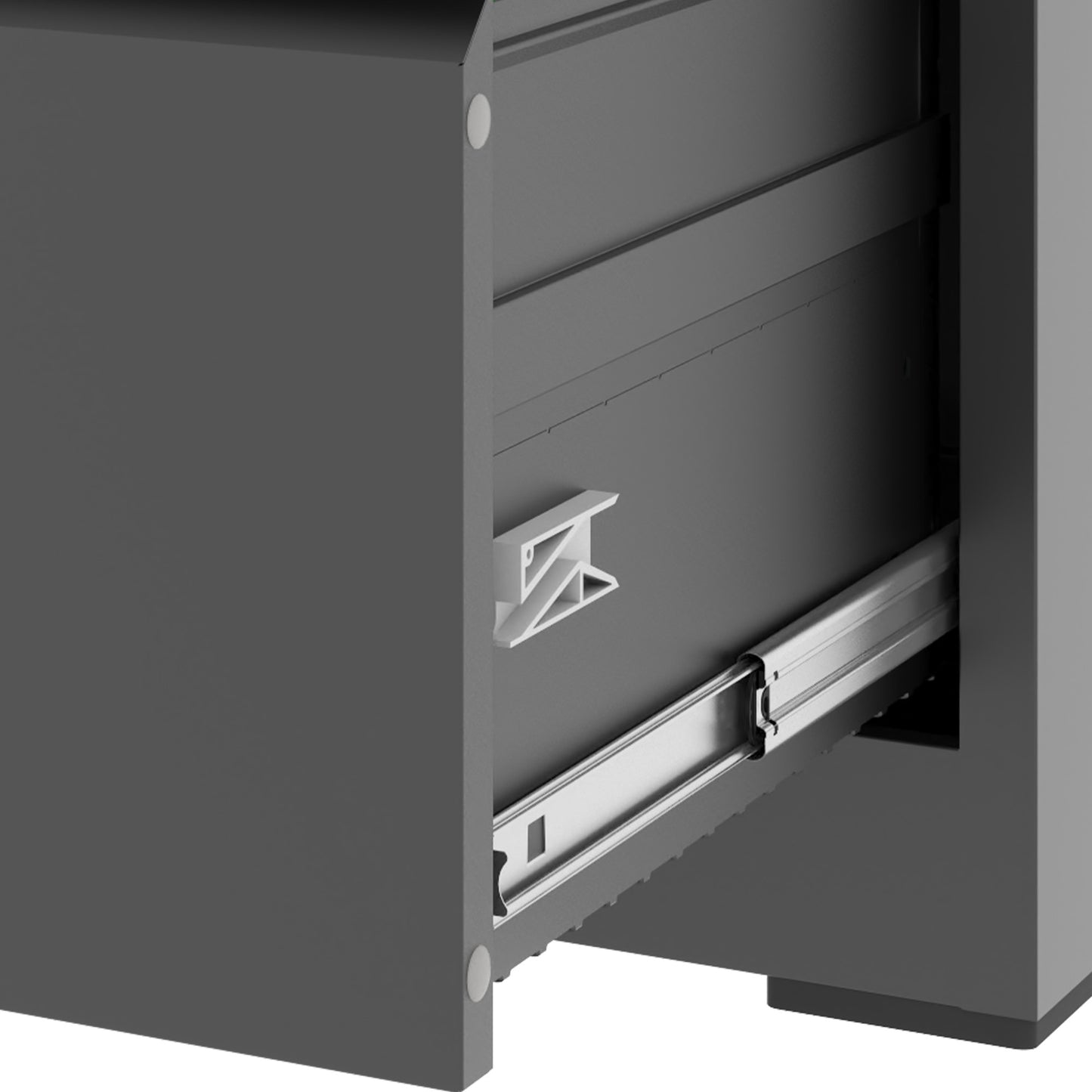 VIYET Locking 2 Drawer Lateral File Cabinet, Steel Filing Cabinet for Home Office, Fits Letter, Legal & A4 Files
