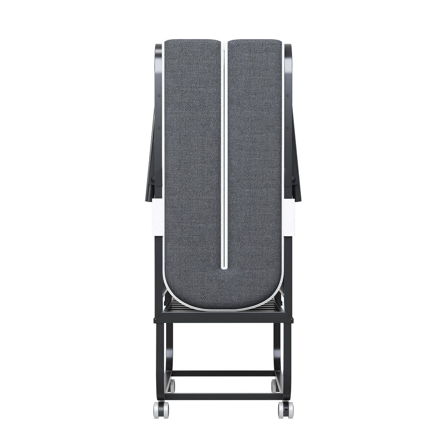 VIYET 12.60''H Extra Long Folding Bed for Tall People, 450LBS Heavy Duty Rollaway Guest Bed with 5" Memory Foam Mattress, Portable Twin Size Bed