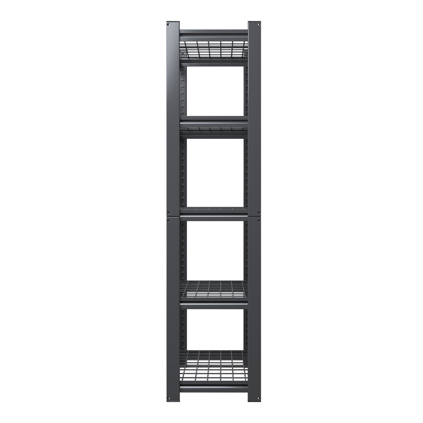 VIYET 72" Heavy Duty 5 Tier Mesh Metal Storage Shelves 2000LBS Industrial Garage Shelving Unit Adjustable Wire Rack
