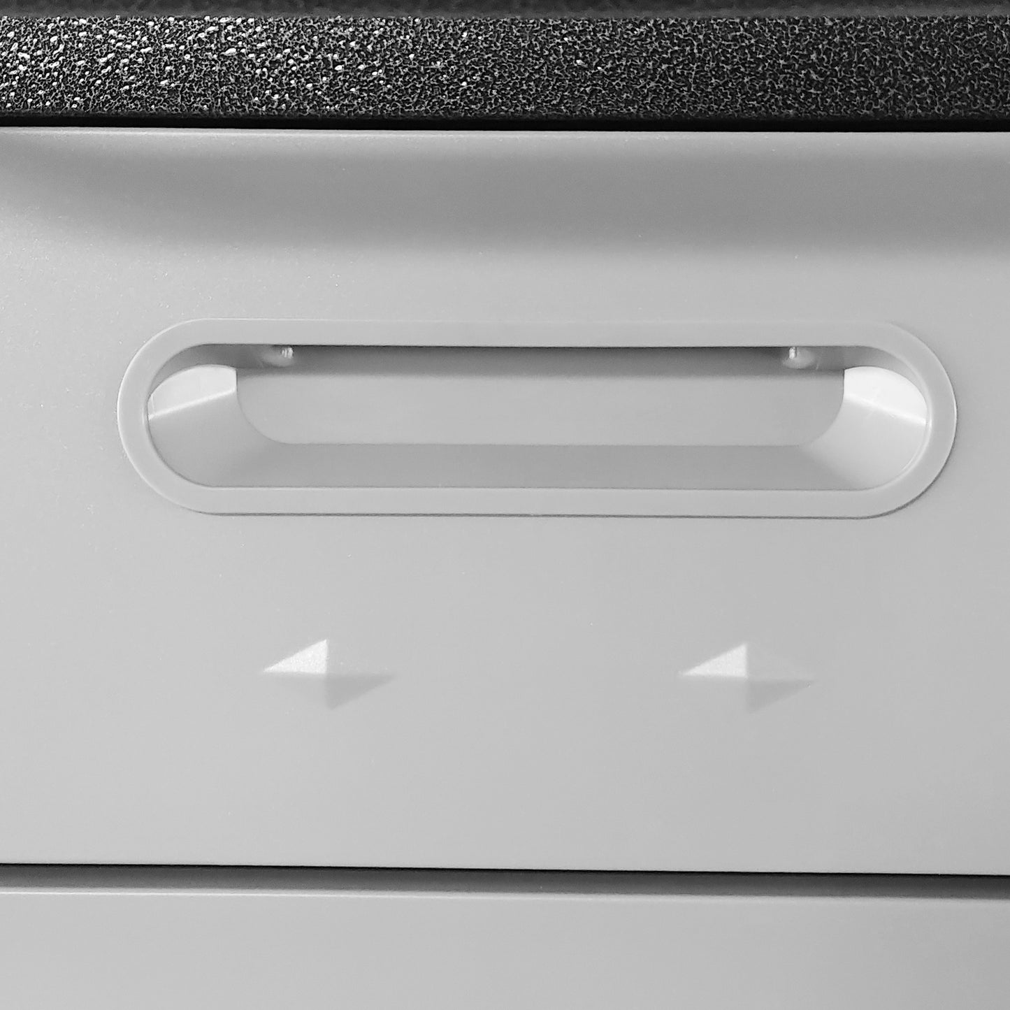 VIYET 35"H Heavy-Duty Steel Tool Cabinet with Wheels - 4 Drawers + 1 Lockable Compartment (Adjustable Shelf), 200LBS Capacity, Mobile Organizer for Garage/Home/Office/Warehouse, Black+Gray