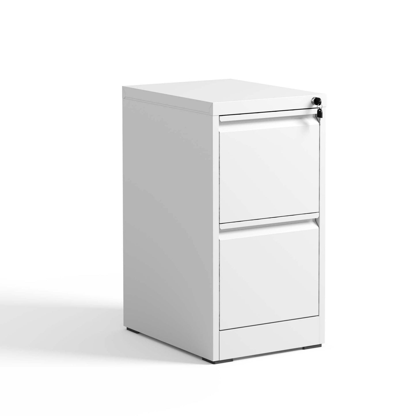VIYET 28"H 2-Drawer Metal Vertical File Cabinet with Lock,Steel Filing Cabinet for Home Office, Fits A4/Legal/Letter Size