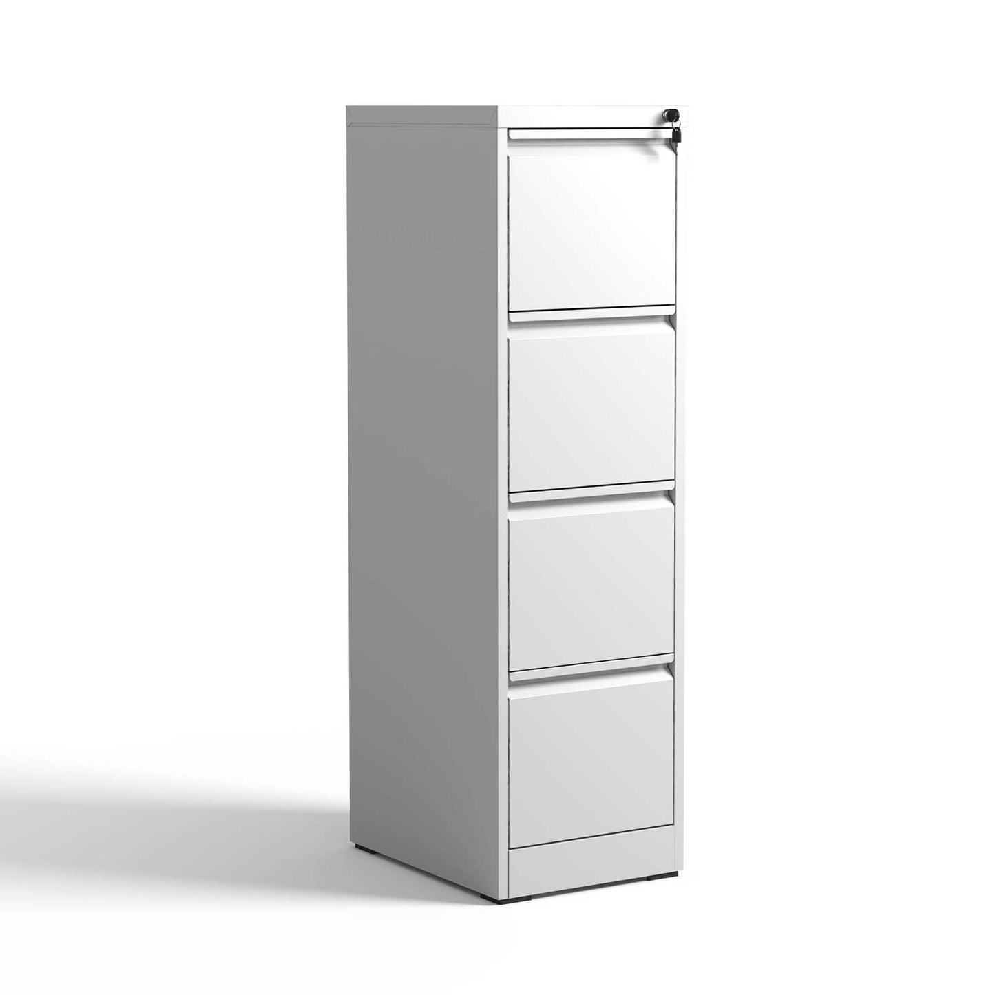 VIYET 52" 4-Drawer Metal Vertical File Cabinet with Lock, Tall Slim Locking Filing Cabinet for Home Office, Fits Letter, Legal & A4 Files
