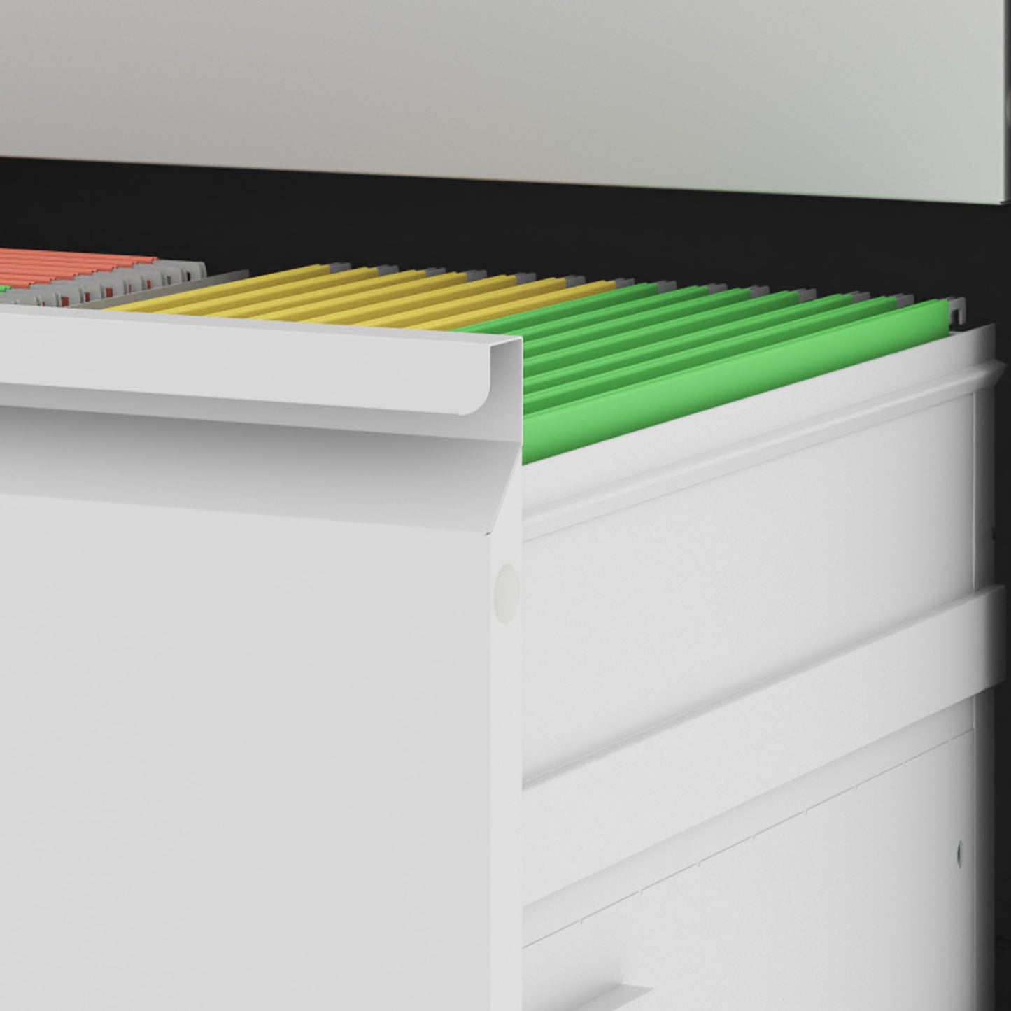 VIYET Locking 2 Drawer Lateral File Cabinet, Steel Filing Cabinet for Home Office, Fits Letter, Legal & A4 Files