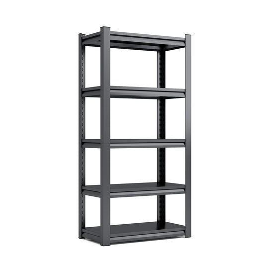 VIYET 63" Heavy Duty Metal Storage Shelves 2000LBS 5 Tier Adjustable Garage Shelving Unit, Industrial Boltless Storage Rack