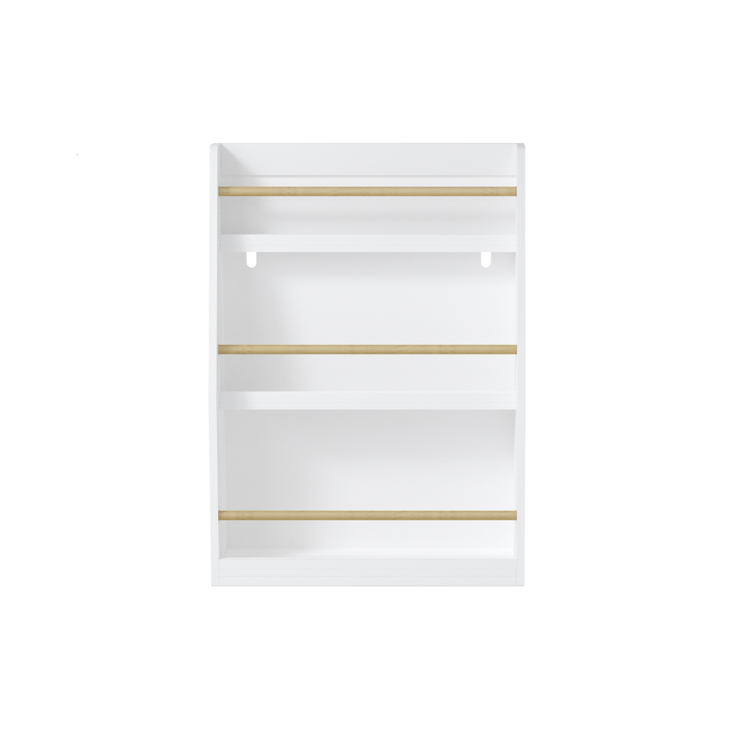 VIYET 3 Tier Kids Bookshelf, Front Facing Book Display Rack for Toddlers, Wooden Book Organizer for Bedroom, Playroom, Nursery and Classroom, White