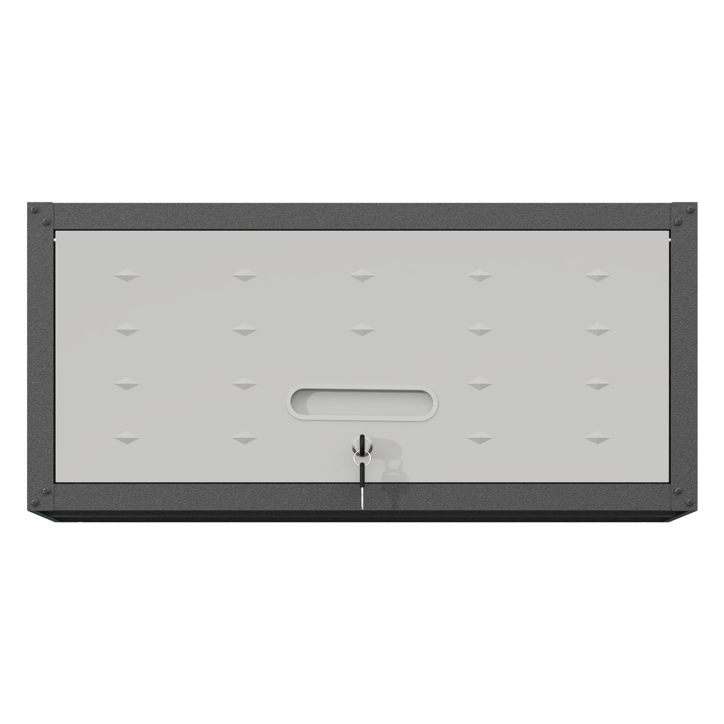 VIYET Wall Mounted Tool Storage Cabinet, Heavy Duty Steel Garage Cabinet with Lock, Hydraulic Lift Door, Workshop & Utility Room Wall Organizer
